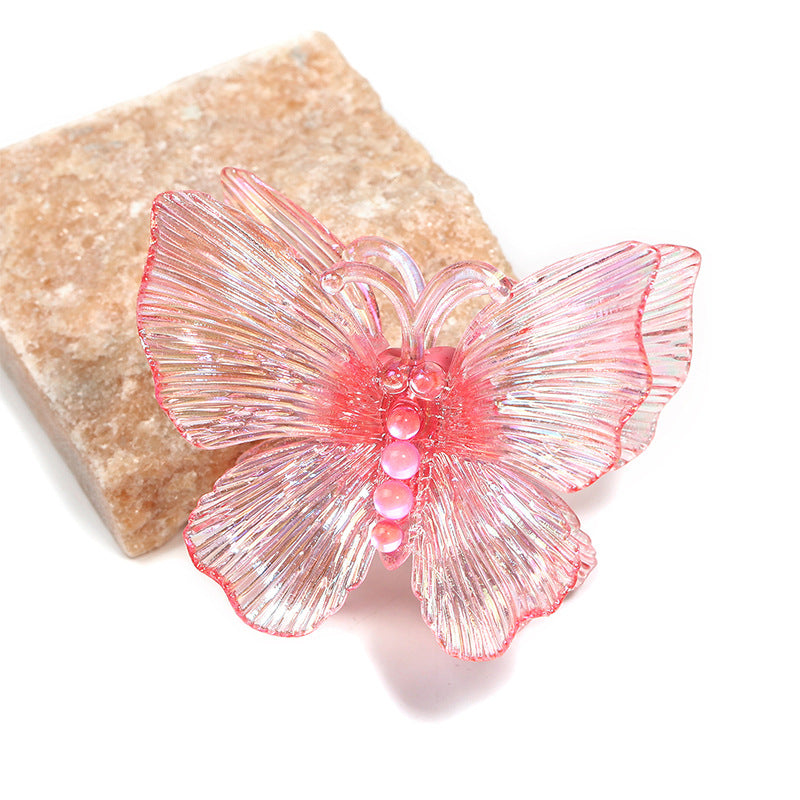 Wholesale 5pcs/pack 3D Resin Butterfly Through Hole DIY Wing Beads